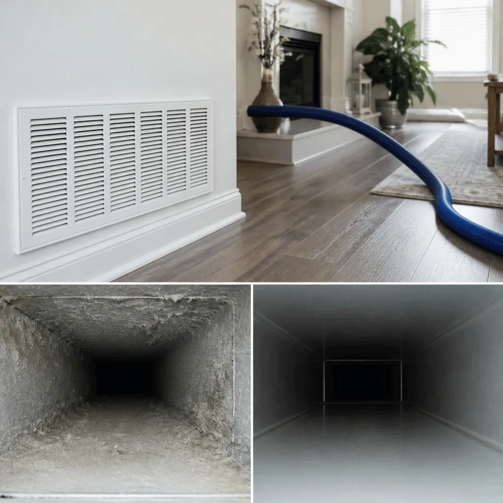 Whole-home duct cleaning